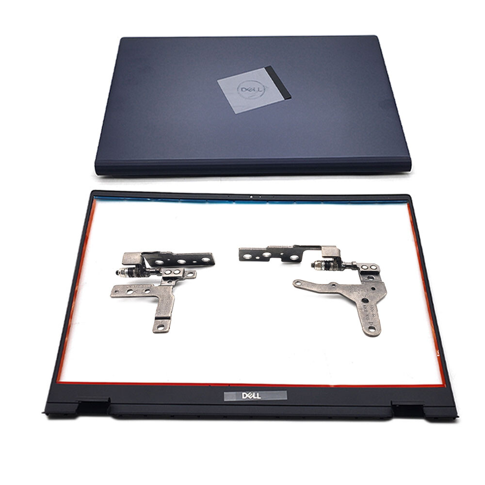 For Dell Inspiron 5501 5504 5502 Top Back Cover Bezel/Hinges 061DXH 0H00F3 Blue