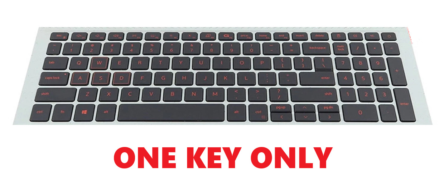 Dell G15 5510 5511 5515 Laptop US Keyboard One Key Cap + Hinge TJ0J6 Genuine