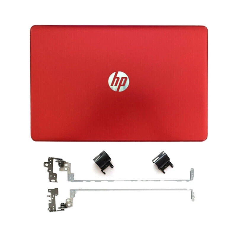New LCD Back Cover Red Hinges For HP 15-BS234WM 15-BS244WM L03441-001
