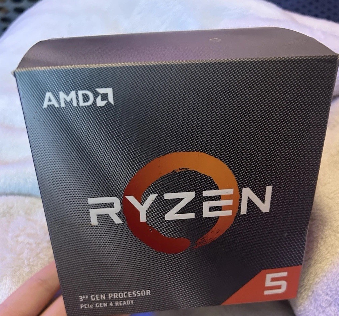 AMD Ryzen 5 3600XT 6-Core 12-Thread 3.8GHz Socket AM4 Desktop CPU – Never used