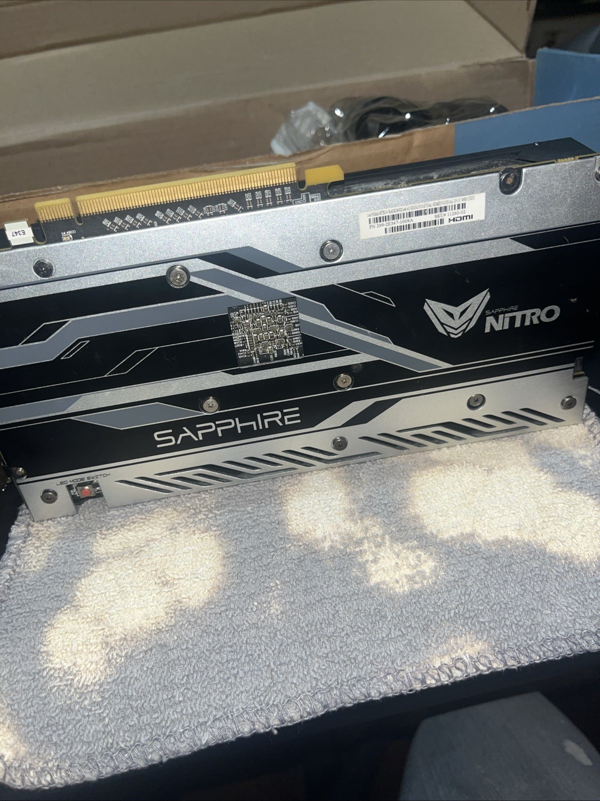 SAPPHIRE NITRO+ RADEON RX 480 4G GDDR5 2992E347100SA 11260-02 (A)