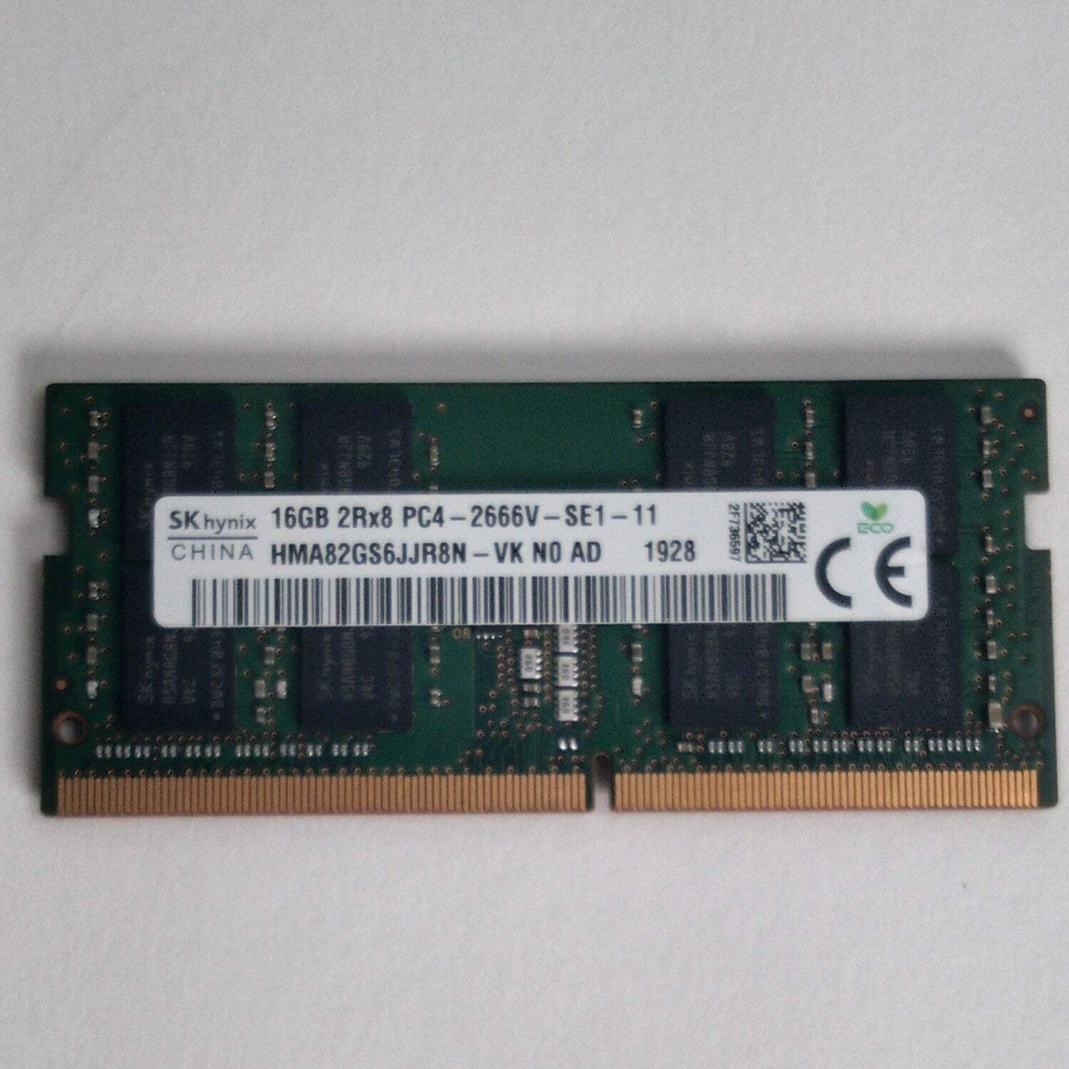 SK Hynix HMA82GS6JJR8N 16GB (1x16GB) RAM DDR4 2666MHz