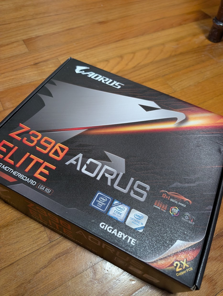GIGABYTE Z390 AORUS ELITE Intel LGA1151 ATX DDR4 Motherboard