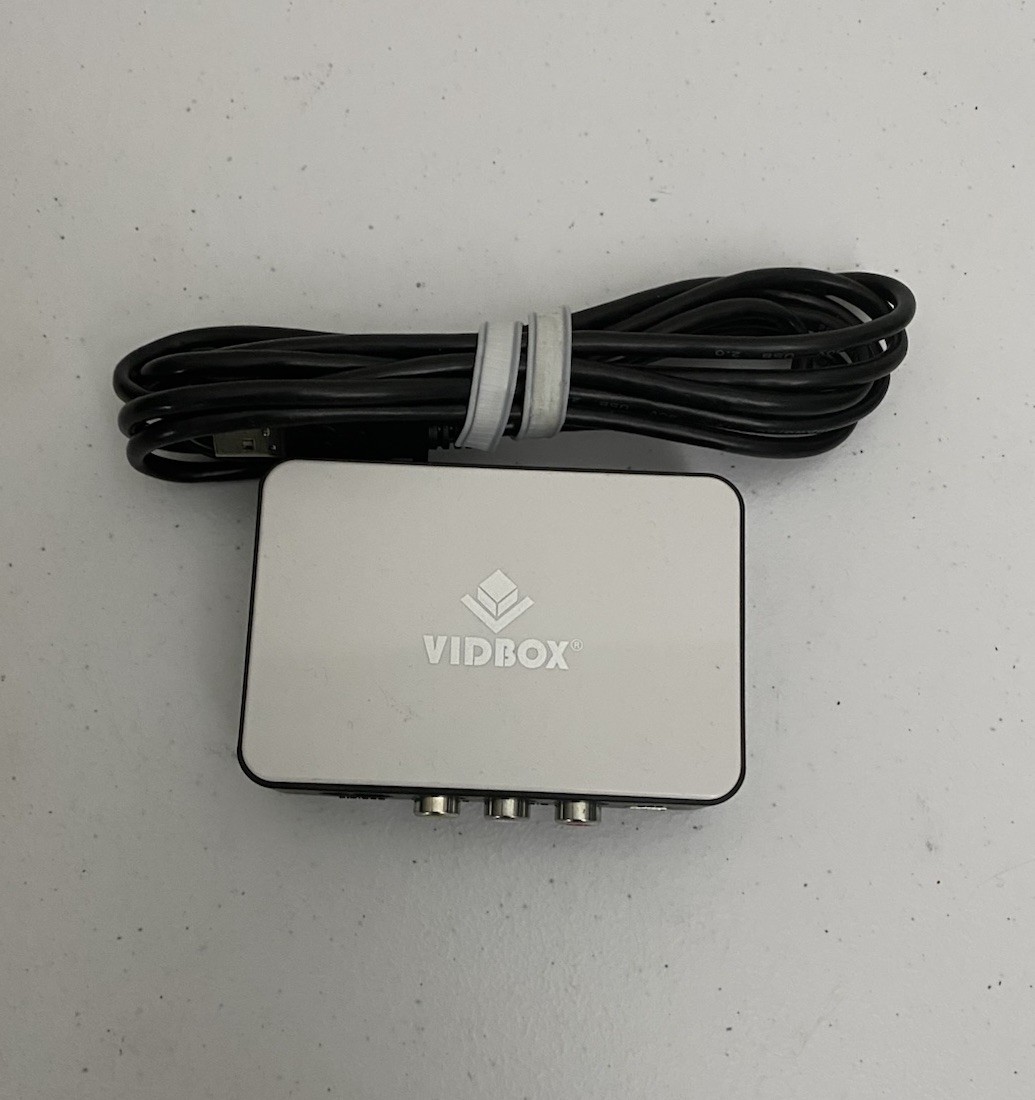 VIDBOX VCD01 VHS to Digital Converter USB Video Capture Device W/USB Cable