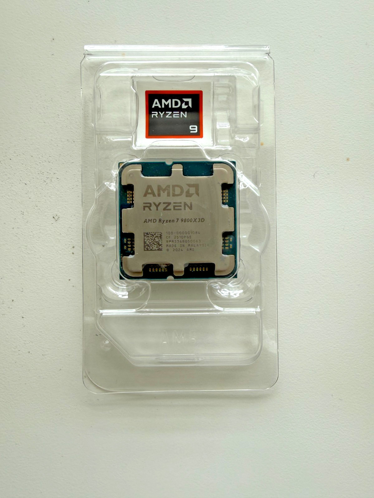 AMD Ryzen 7 9800X3D AM5 8-Core 16-Thread CPU, Excellent Condition, Fast Shipping
