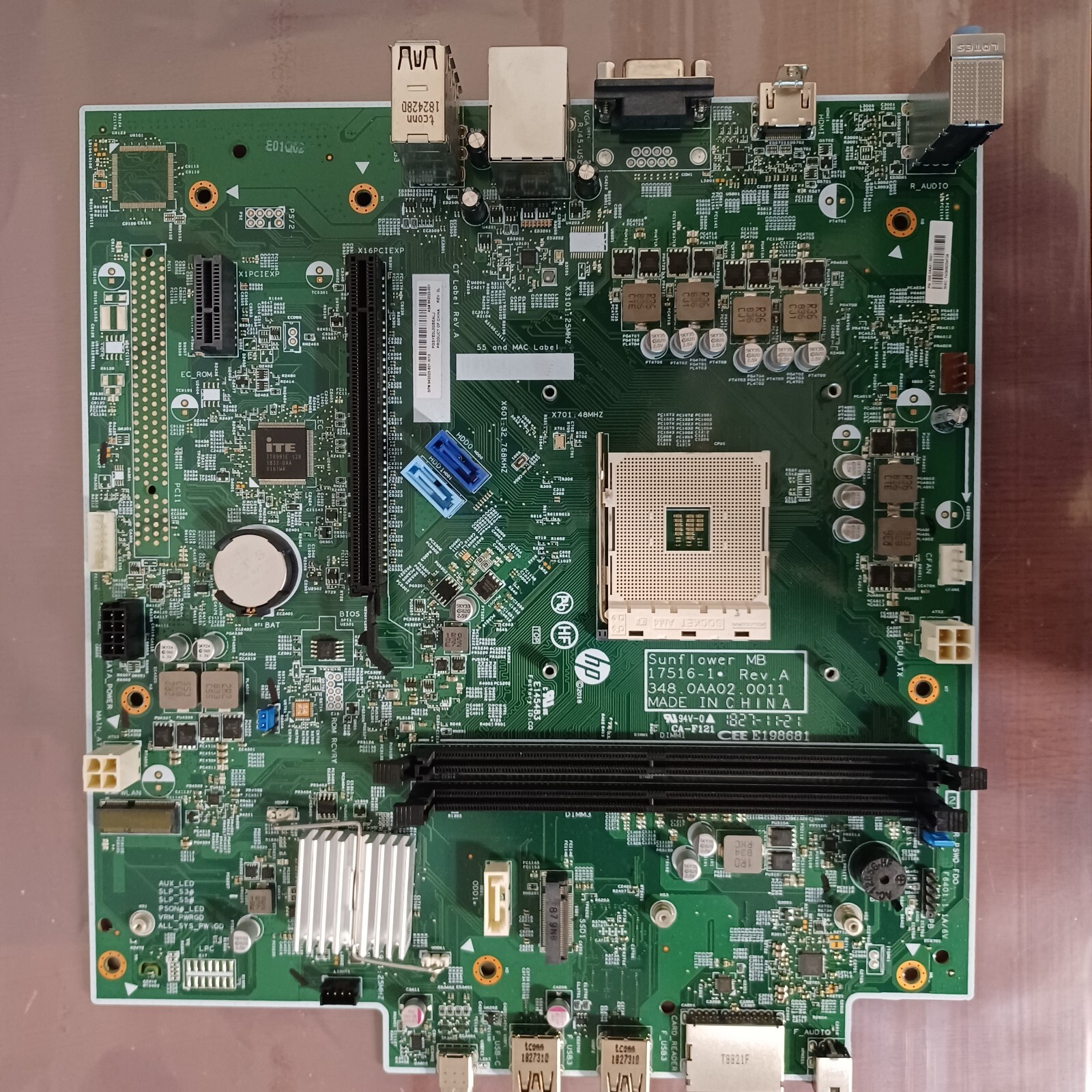 942023-001 HP Pavilion 690/590-P AMD Ryzen Sunflower Motherboard 942023-601 USA