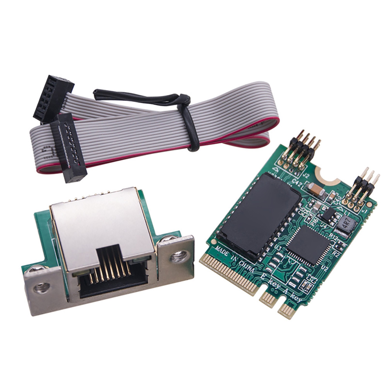 M.2 Key A+E 2.5G Gigabit Ethernet Network Lan Card RTL8125B RJ45 Chipset