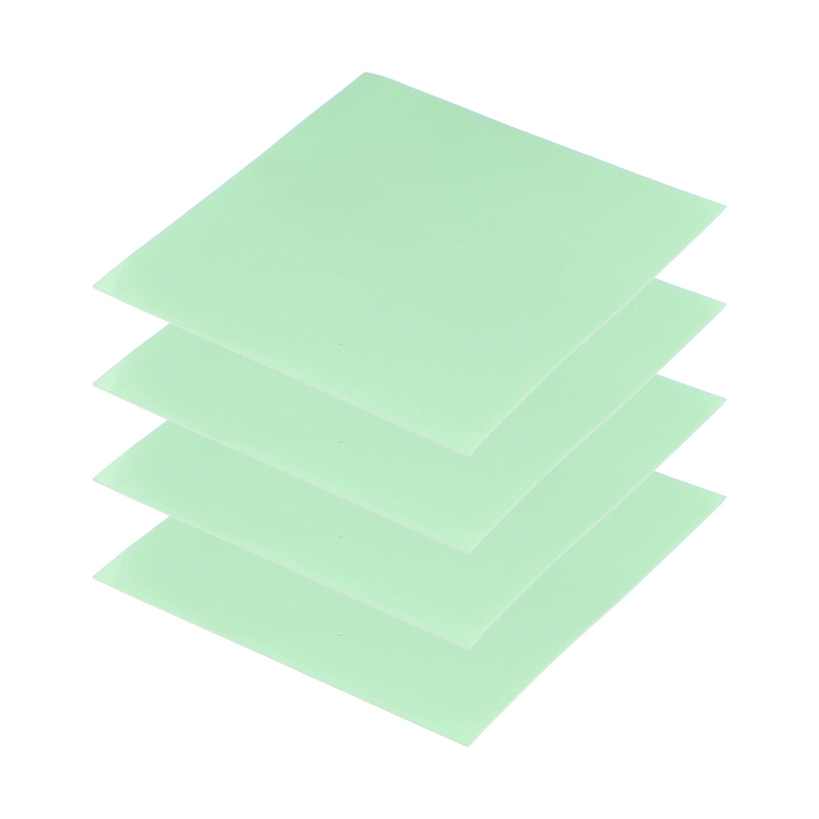 4 Pcs Thermal Pads 100x100x0.5mm for CPU GPU M.2 SSD NVMe Green