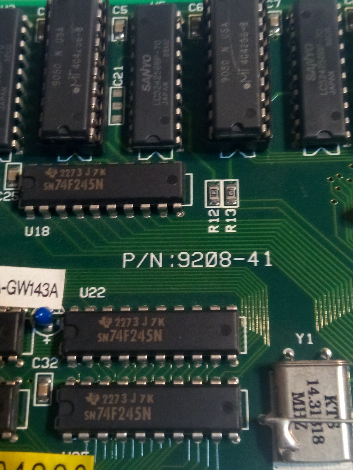 Cirrus Logic CL-GD5426-80QC-A 1 MB VESA VLB CARDEX 9208-41 VINTAGE