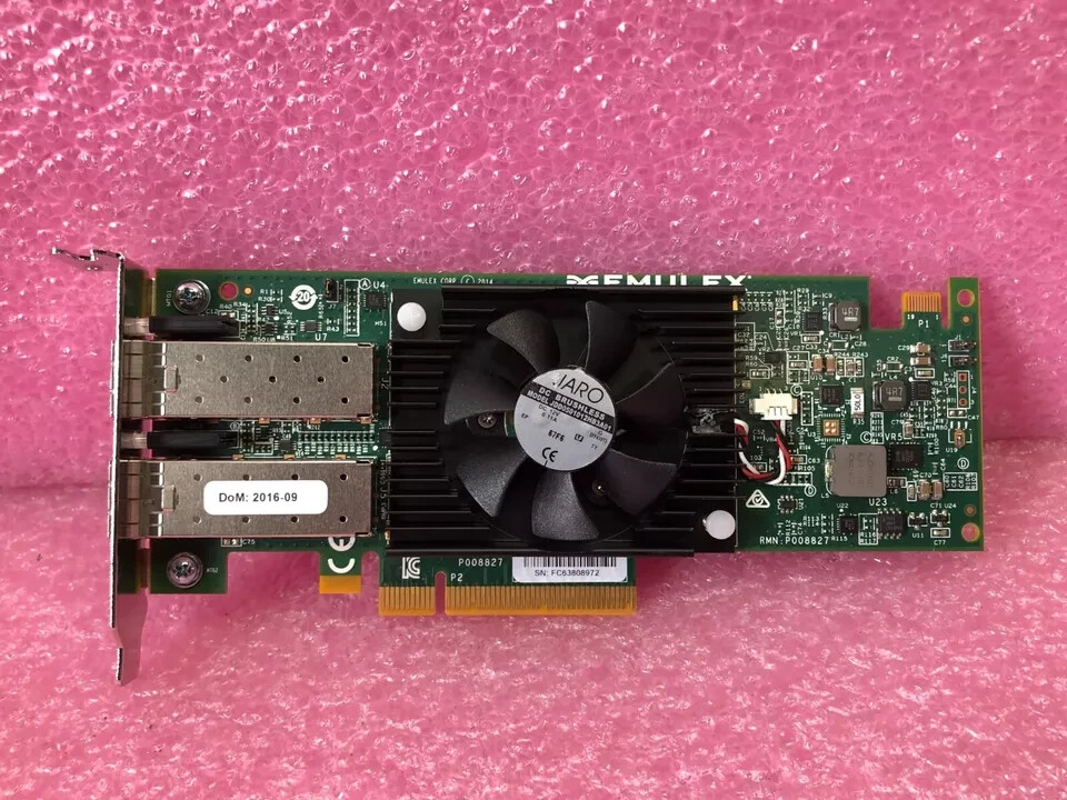 7NVY2 Emulex OCe14102B-U1D Dual Port 10GbE SFP+ Low Profile