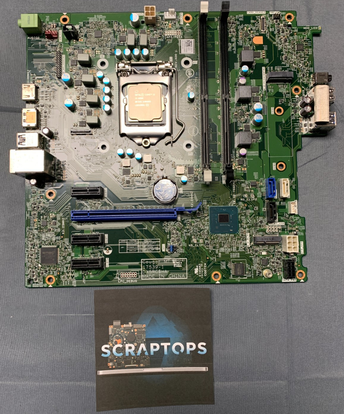 Dell Optiplex 3060 Motherboard w/ Intel i5-8500 CPU 0T0MHW T0MHW #710512