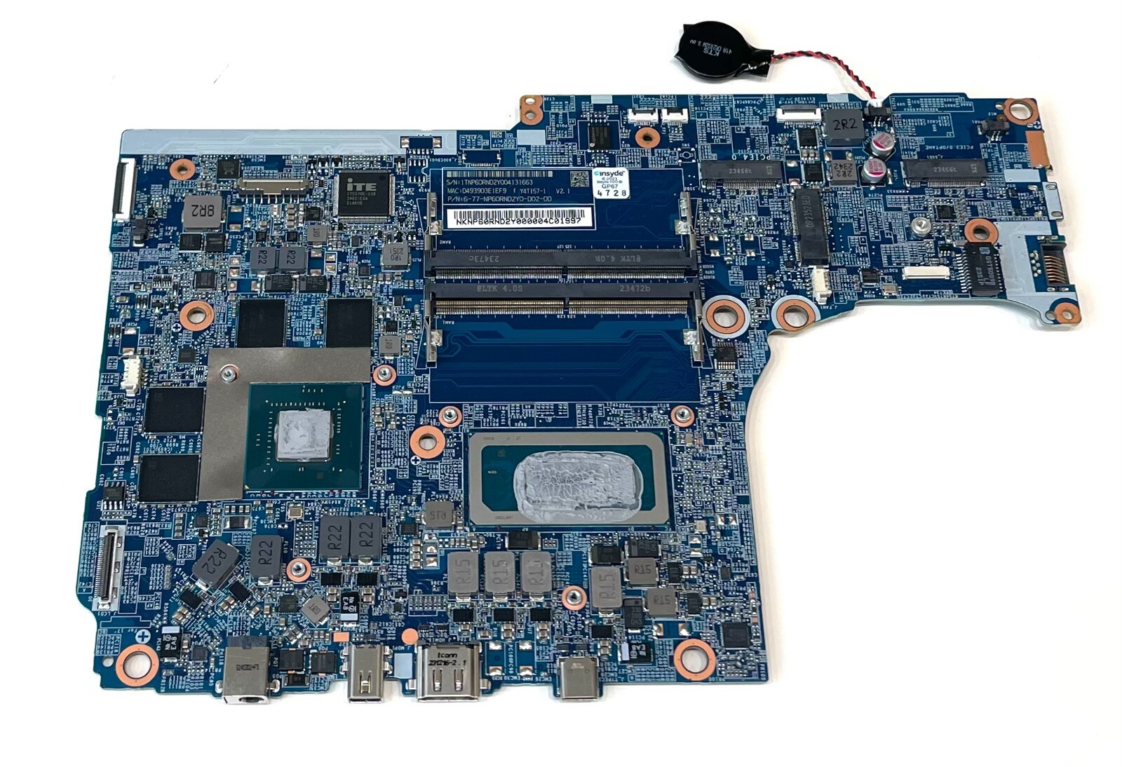 6-77-NP60RND2Y0-D02 GIGABYTE G6 KF 2024 Motherboard i7-13620H 2.4GHz RTX4060 8GB