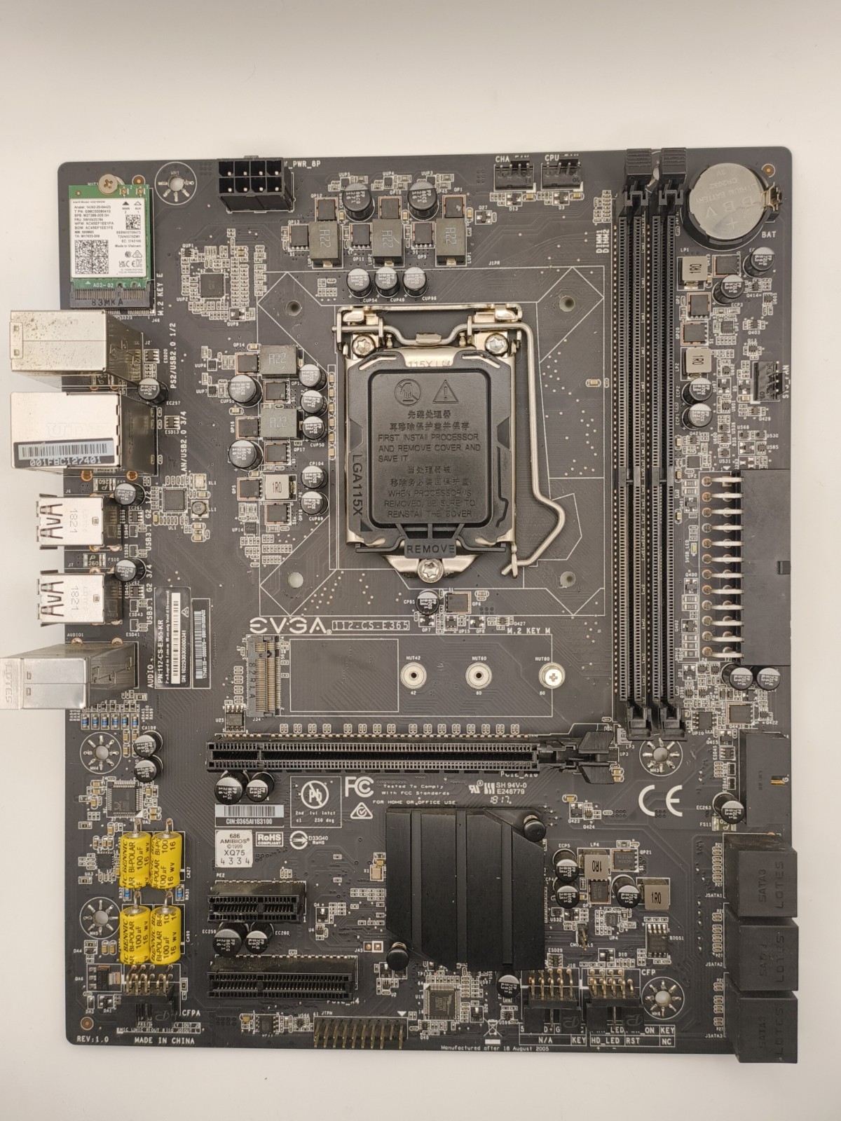 EVGA B360 Micro Gaming Motherboard mATX 112-CS-E365-KR, LGA 1151