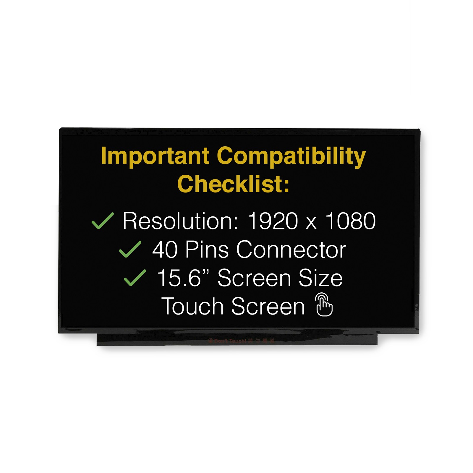 HP L47876-LD2 40 Pins Touch Screen Replacement LCD LED Display With Tools