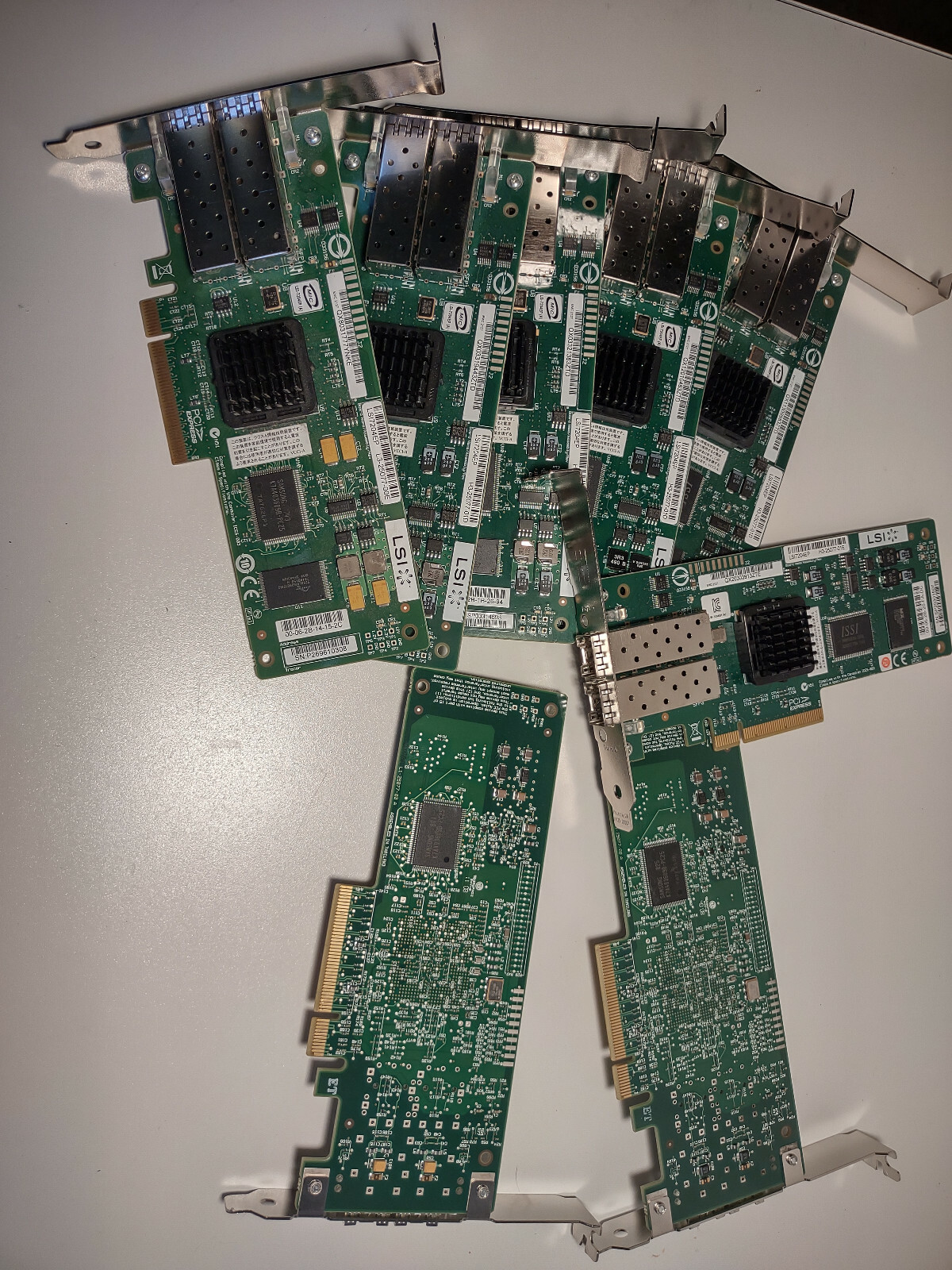 LSI Logic LSI7204EP 4GB Dual Port PCI Fiber Card SFP