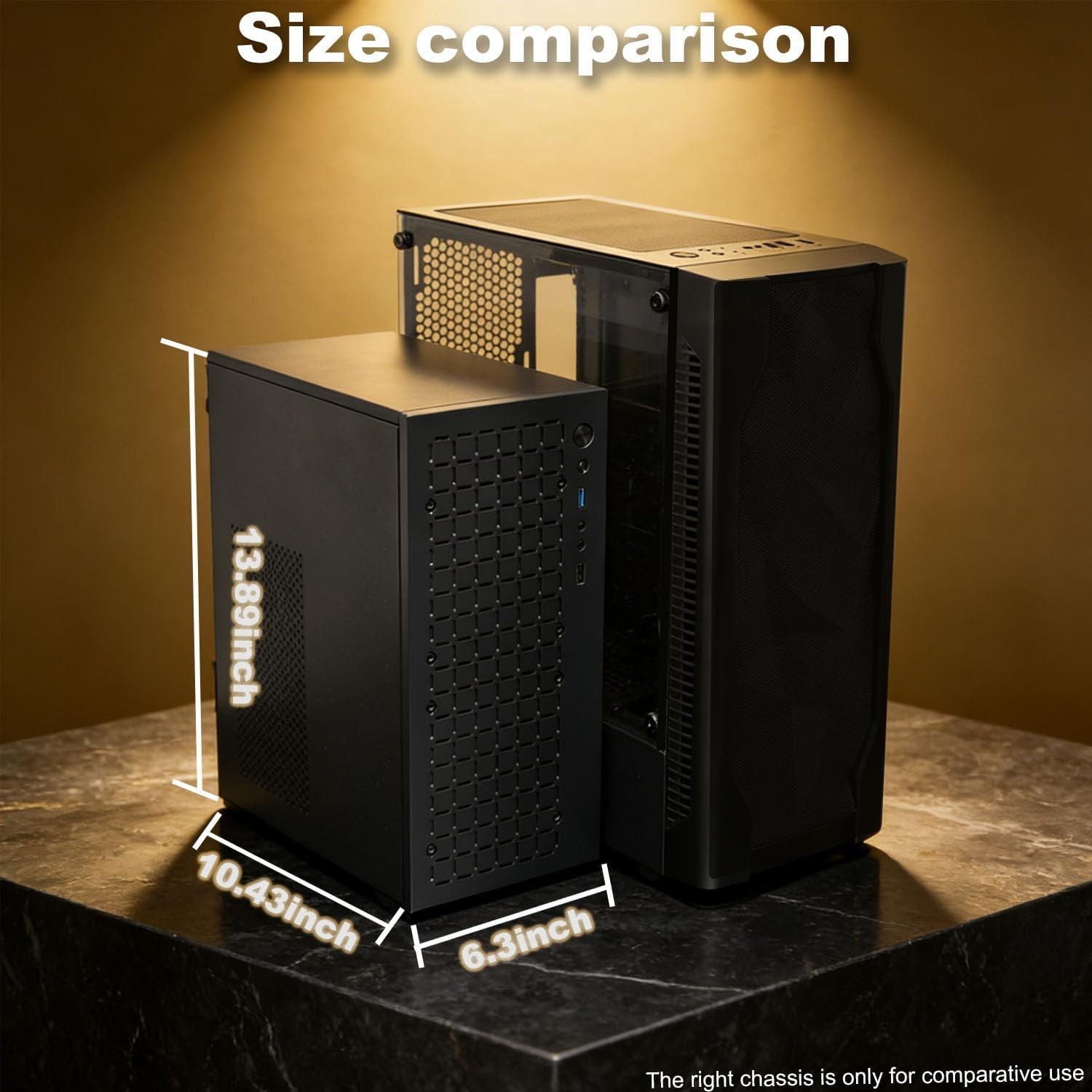 Matx Case:High Airflow Micro ATX Case, Support MATX, Mini-Itx, Micro ATX Case Sl