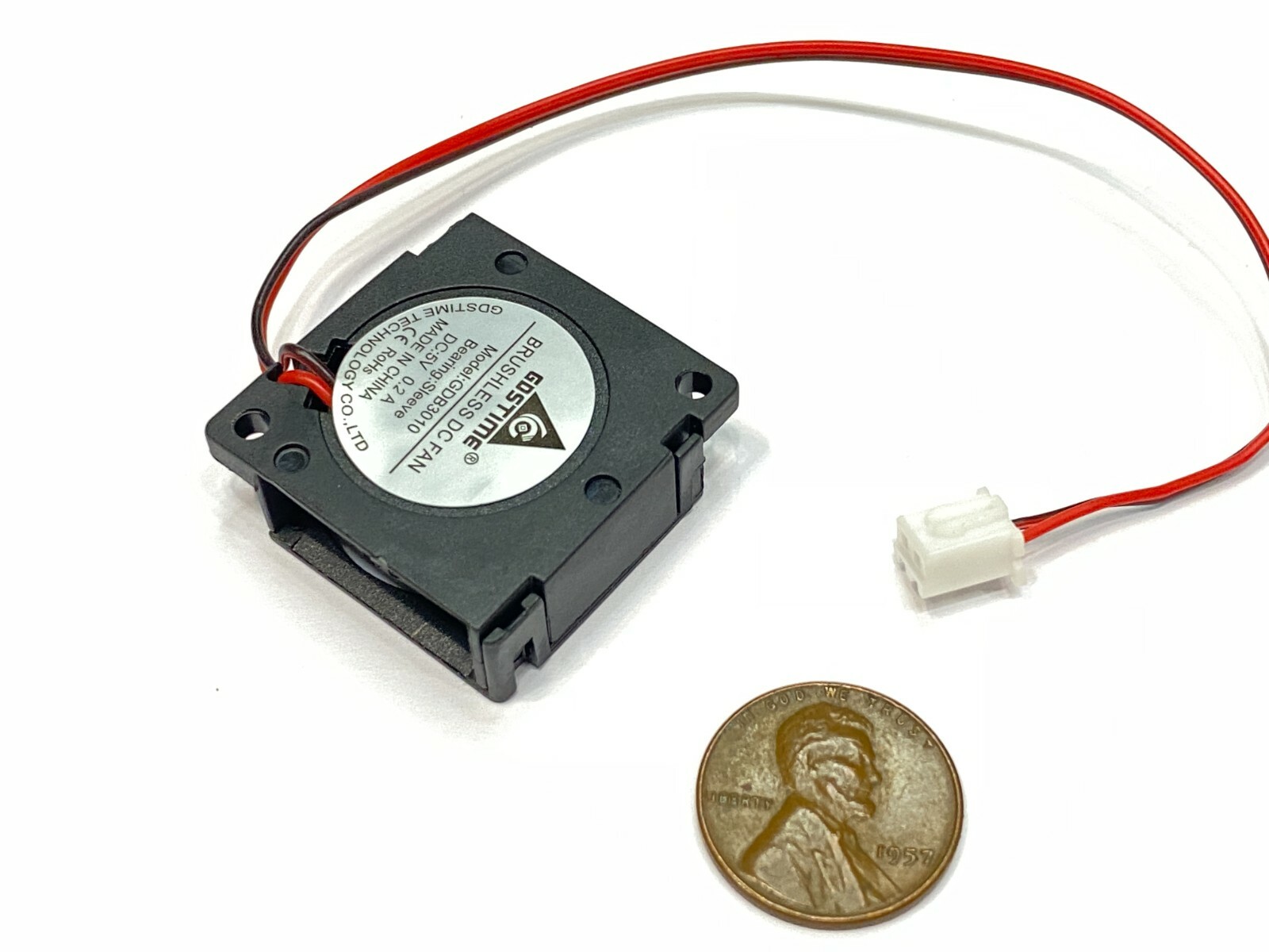 Blower 5v 30mm x 10mm 3cm dc quiet Cooling Fan Brushless 3010 2Pin E35 STAMP
