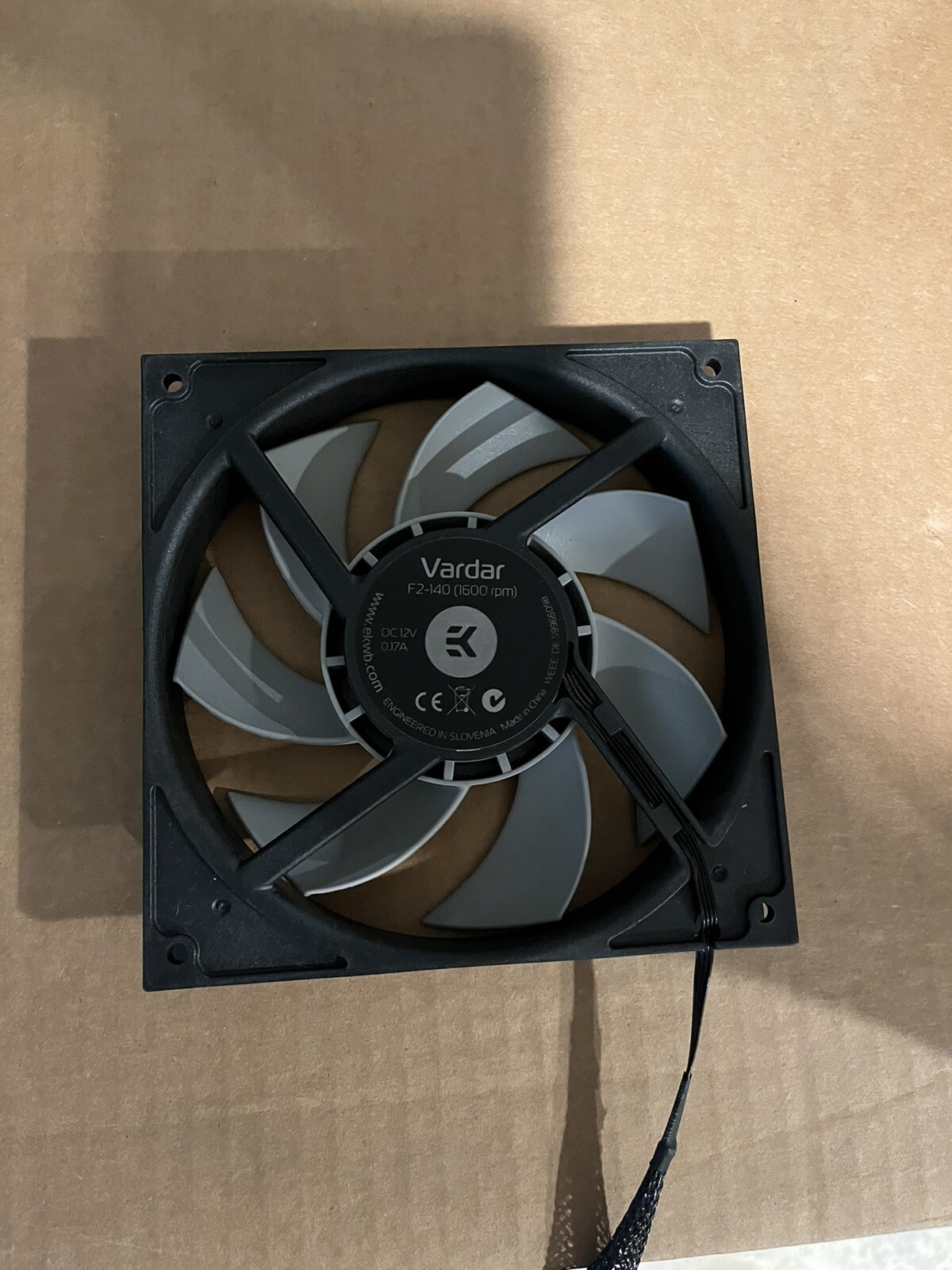 Vardar F2-140 140mm SSO2 Bearing Industrial PPC Fan, 4Pin PWM