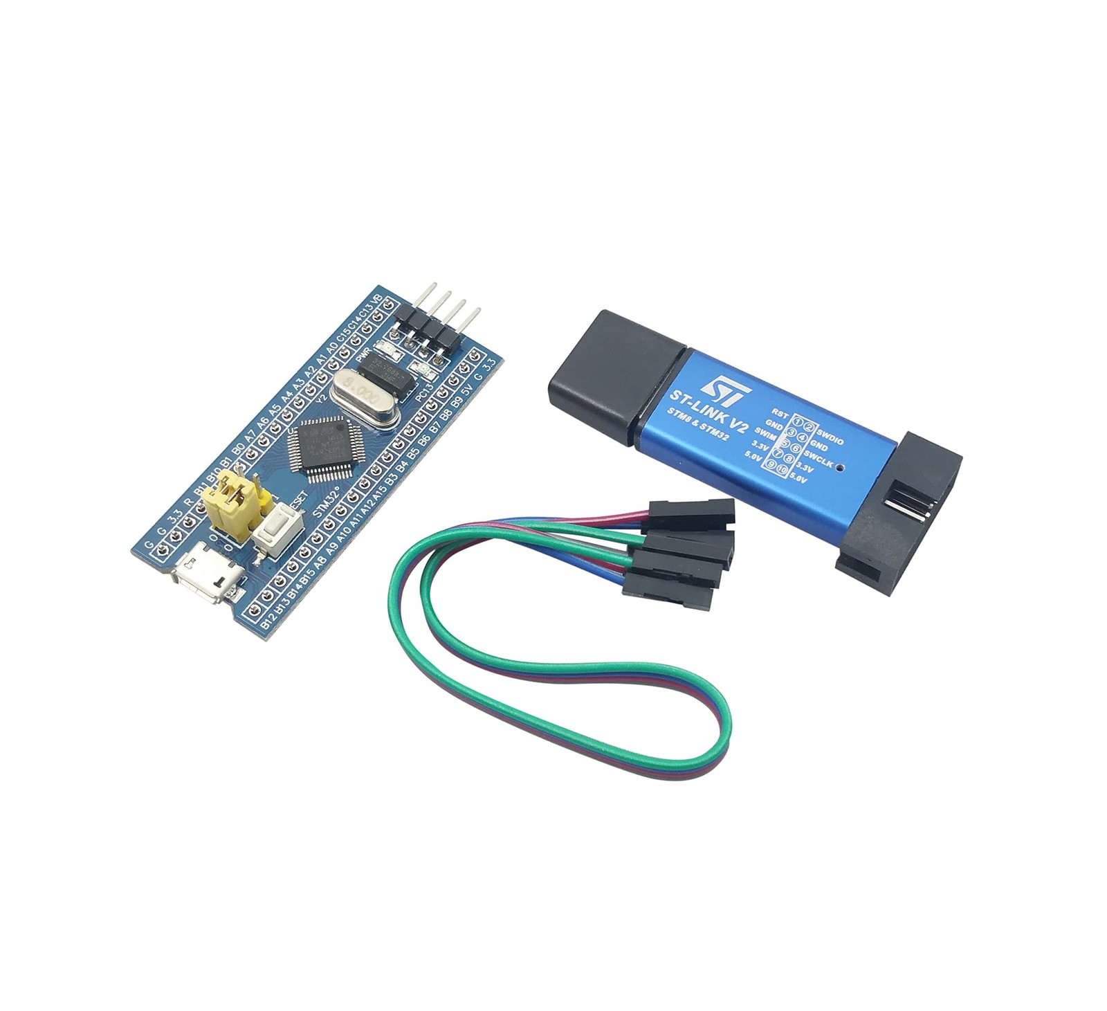 [] STM32 ARM STM32F103C8T6 Blue Minimum System Development Board with ST-Link…