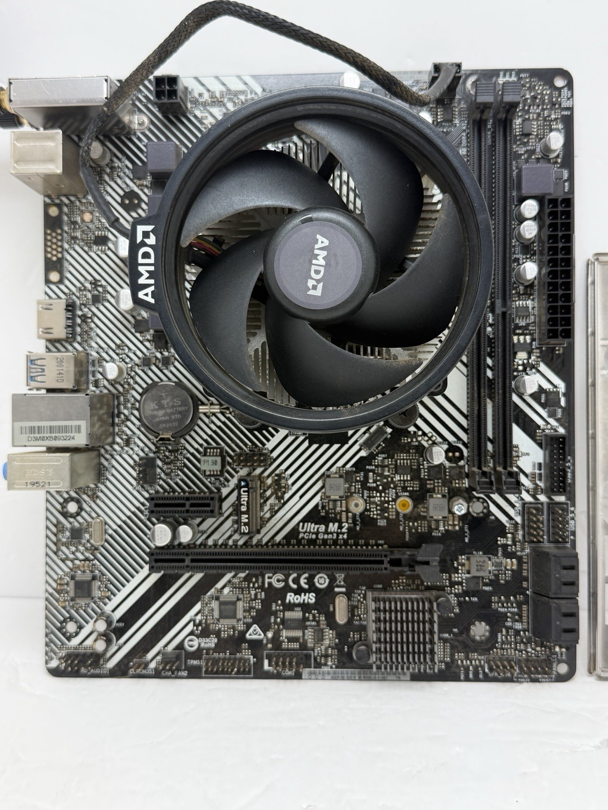 ASRock A320M/ac + Ryzen 3400g CPU AM4 Socket – Micro ATX – Tested & Working!