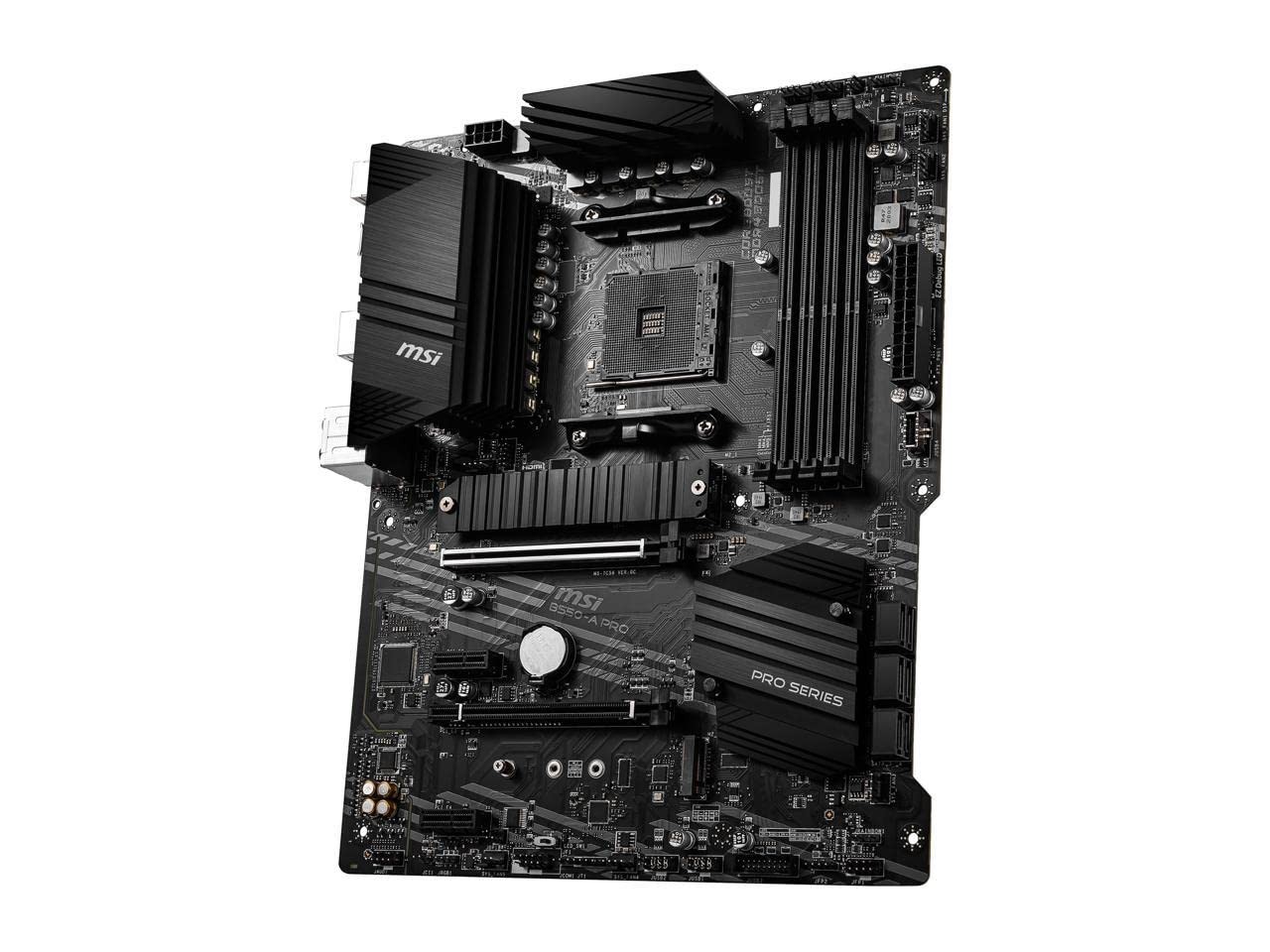 MSI B550-A PRO ProSeries Motherboard (AMD Ryzen 5000, AM4, DDR4, PCIe 4.0,…