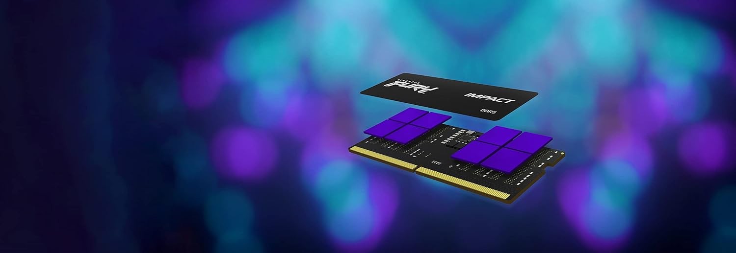 Kingston FURY Impact XMP 16GB 6400MT/s DDR5 CL38 SODIMM Notebook Gaming Memory S