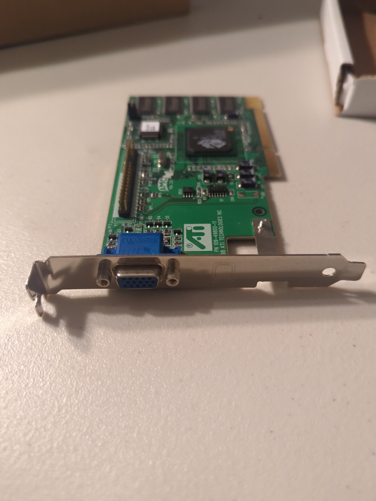 1998 Vintage ATI 109-49800-11 Video Card Rage Pro Turbo AGP 0125-21000