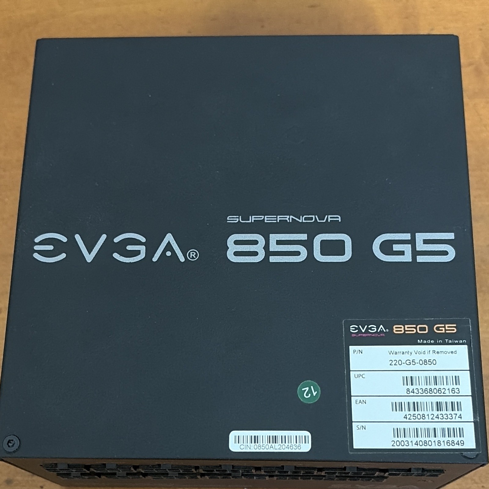 EVGA SuperNOVA 850 G5 850W 80 PLUS Gold Fully Modular ATX Power Supply