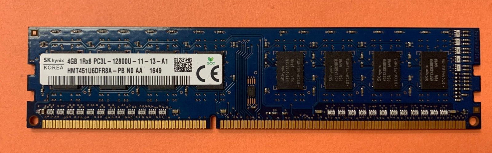 🟥SK hynix 1Rx8 PC3L-12800U COMPUTER RAM MEMORY HMT451U6DFR8A-PB
