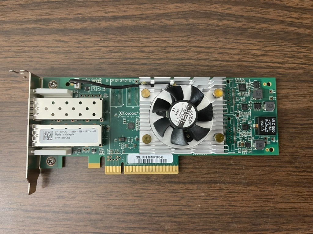 Dell QLE2662L 16Gbps SFP+ Dual Port Low Profile HBA Card Dell P/N: 03PCN3 Tested