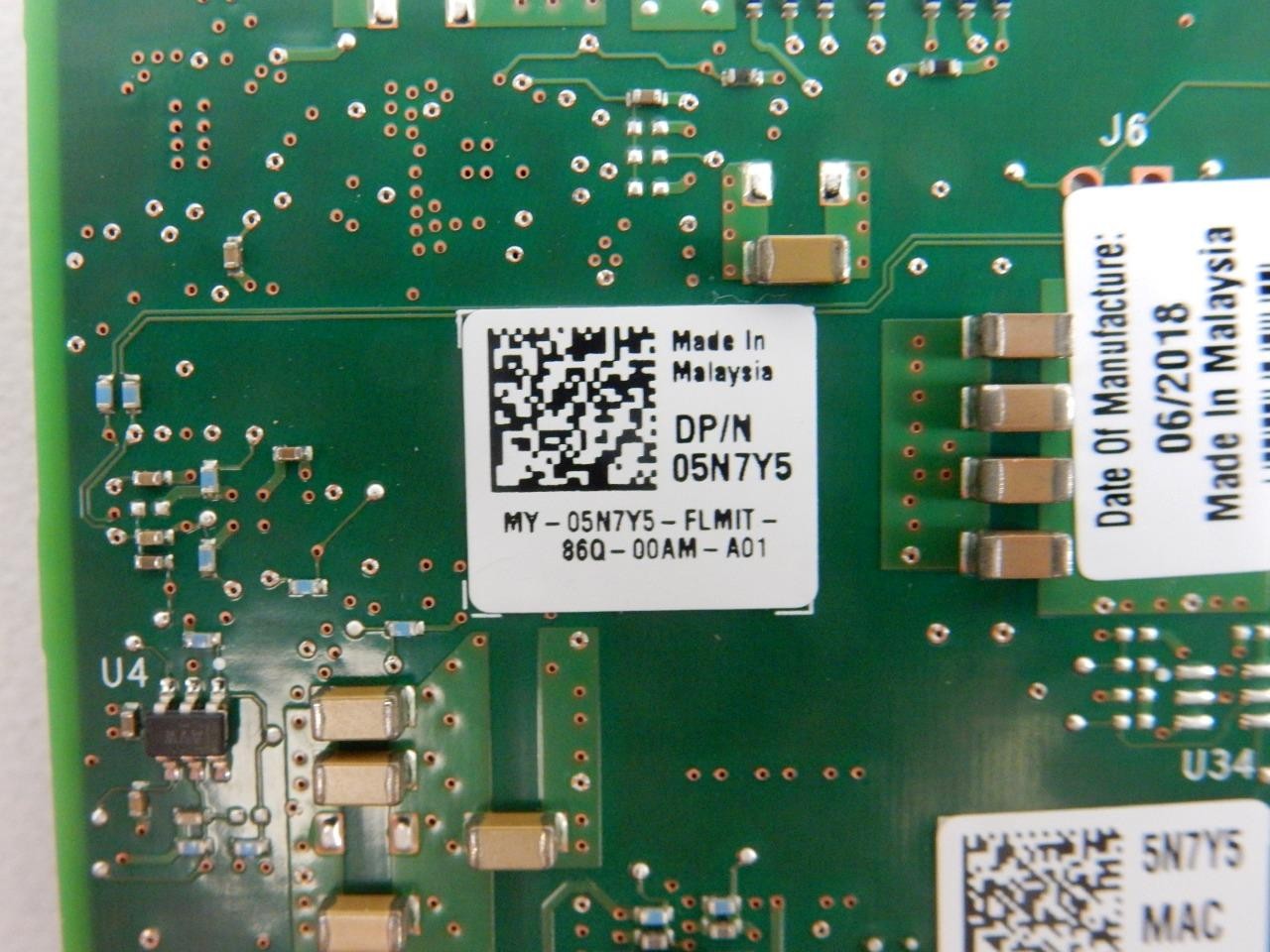 Dell Intel X710-DA2 10GB Dual 2-Port SFP+ PCIe x8 Network Adapter Y5M7N 05N7Y5
