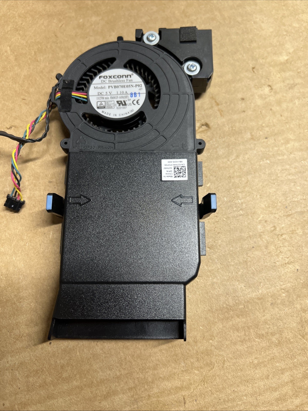 Lot of 2 Dell Optiplex 3060 5060 CPU Fan ONLY 27H4V 027H4V