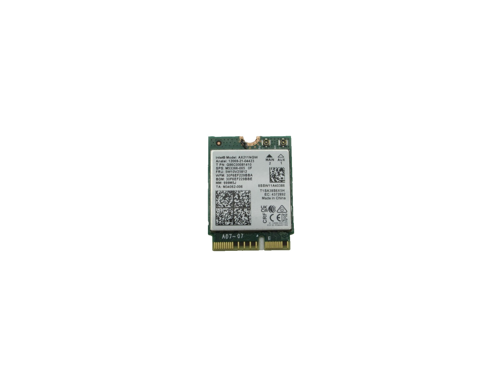 Razer Blade 18 RZ09-0484 18″ Genuine Wireless WiFi Card AX211NGW 5W10V25812