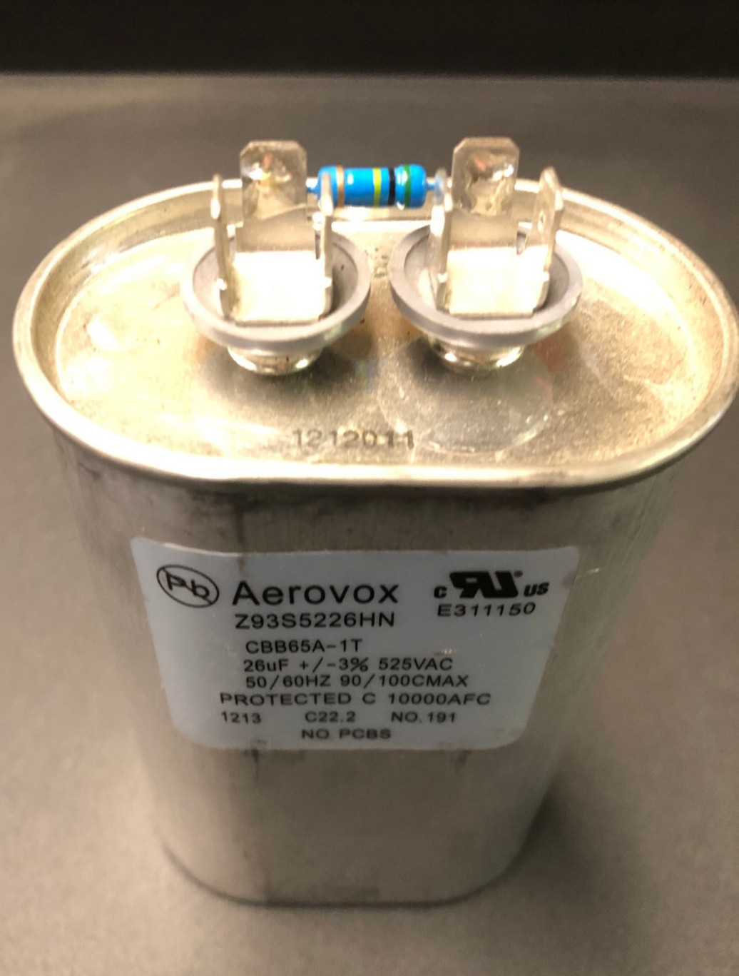 AEROVOX Z93S5226HN Capacitor 26μF 26 micro-farad 525V 50/60HZ