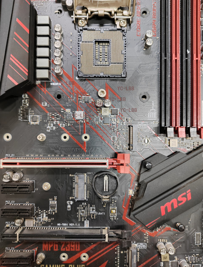 MPG Z390 GAMING PLUS MSI LGA 1151 Intel ATX Motherboard M.2 USB 3.1 DDR4