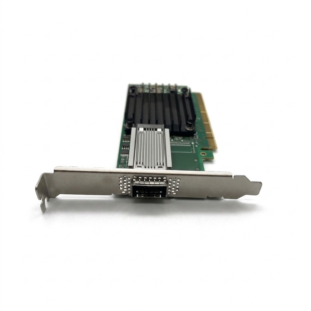 Dell 06W1HY Mellanox ConnectX-4 CX455A 1P 100GB QSFP28 PCIe 3.0 x16 NIC Full Hht