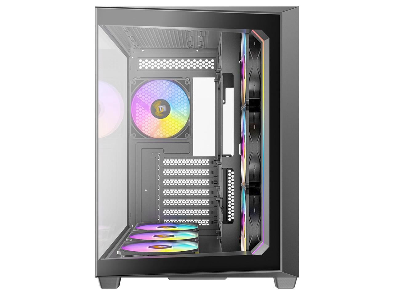 Antec C5 ARGB, 7 x 120mm ARGB PWM Fans Included, Up to 10 Fans Simultaneously, T