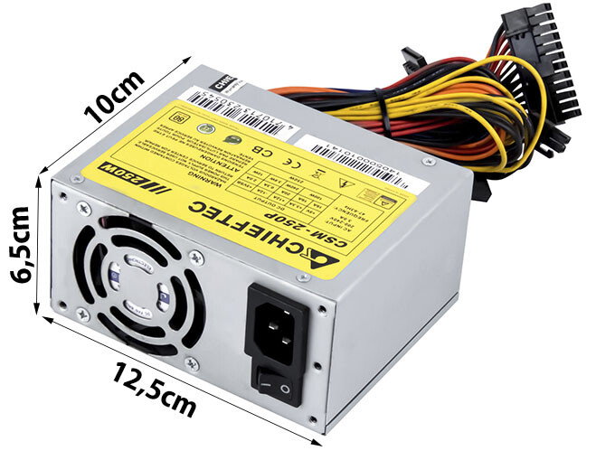 POWER SUPPLIES CHIEFTEC PSF180MP 180WATT 24-PIN MINI-ITX Active PFC RoSH