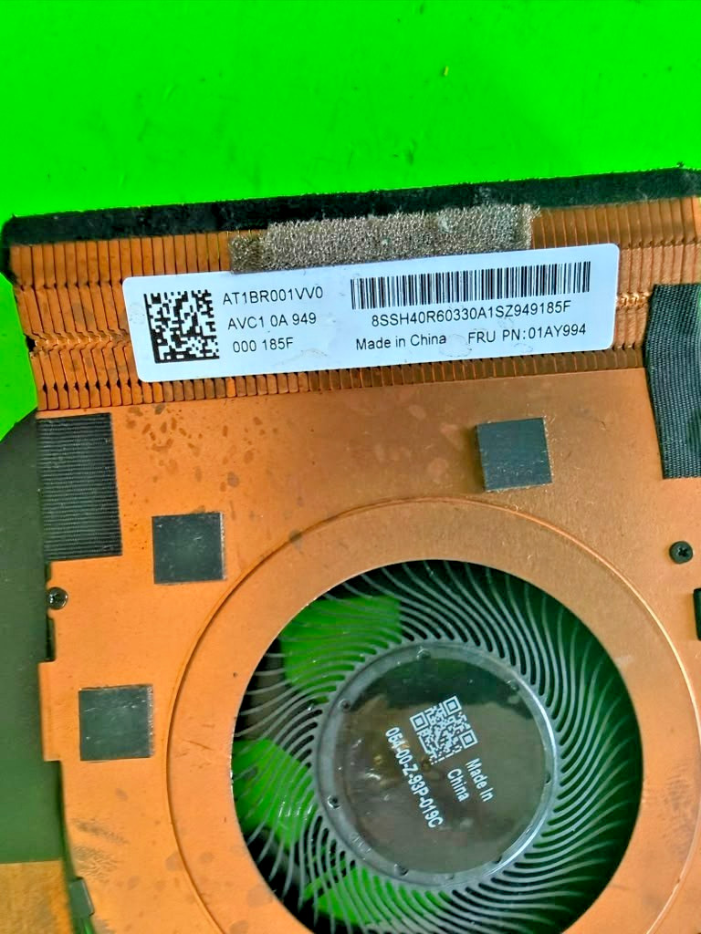 01AY994 Genuine Lenovo Thinkpad T490S CPU Fan + Heatsink 01AY995 5H40X63204