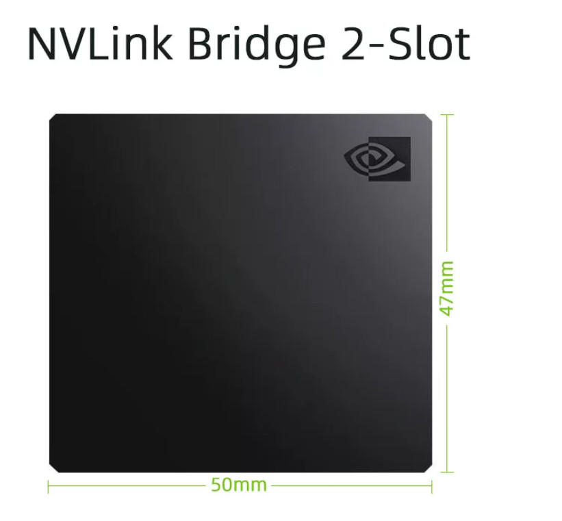 used NVIDIA NVLink Bridge 2-Slot 900-53651 P3651 for RTX 3090 A5000 A5500 A6000