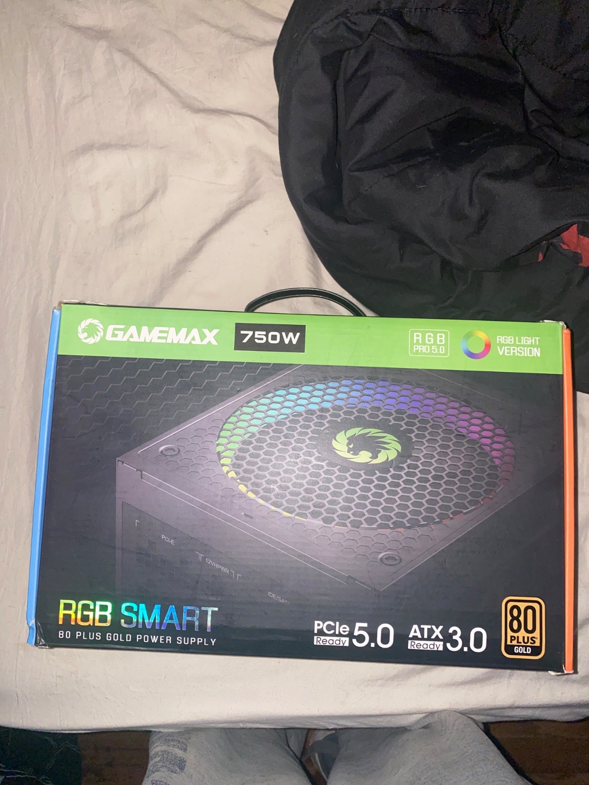 Game Max RGB-750 Power Supply 750W Fully Modular 80+ Gold