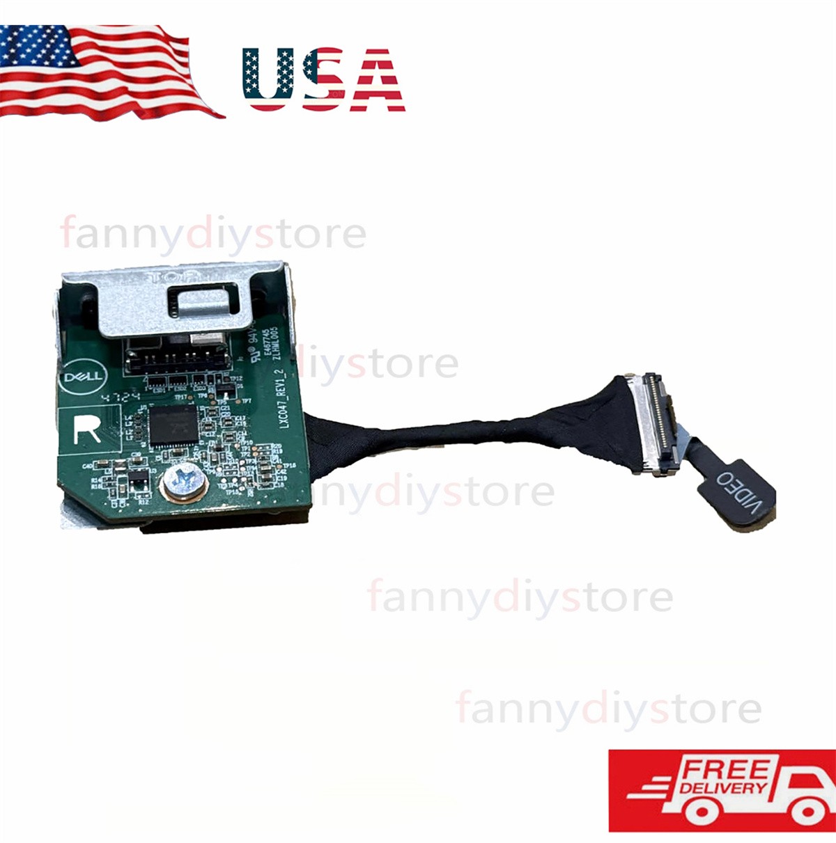 New HDMI2.0b HDMI IO Daughter board Dell OptiPlex 7070 7080 7000MFF 01KNYY-USK