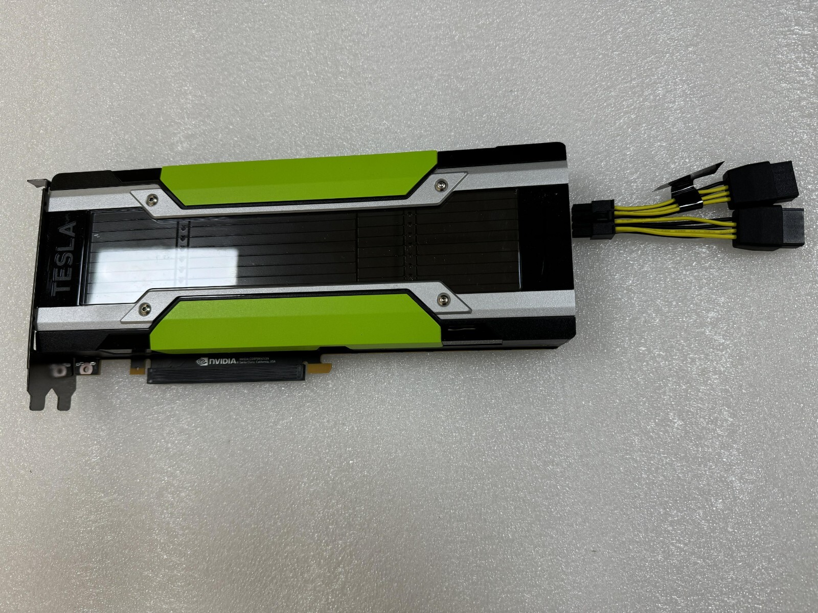 NVIDIA TESLA P100 16GB GPU HBM2 PCI-EXPRESS Graphics Card w/adapter cable