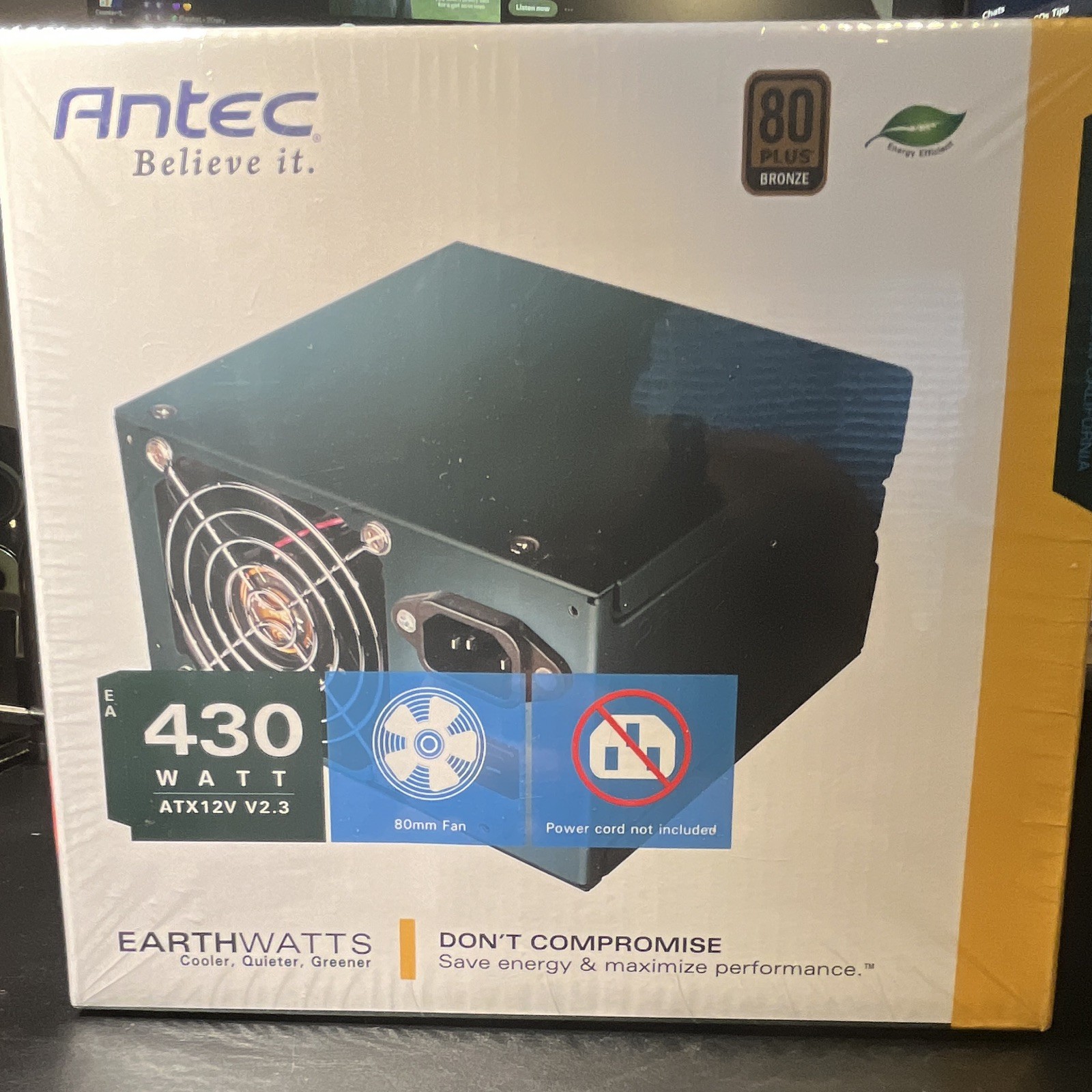 Antec EarthWatts EA-430D Green 430W ATX12V v2.3 80 PLUS Bronze PSU