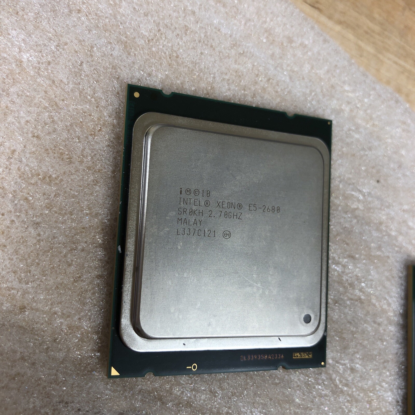 2 Pk Intel Xeon E5-2680 2.7GHz 20M 8GT/s SR0KH LGA2011 CPU Processor Clean Pull