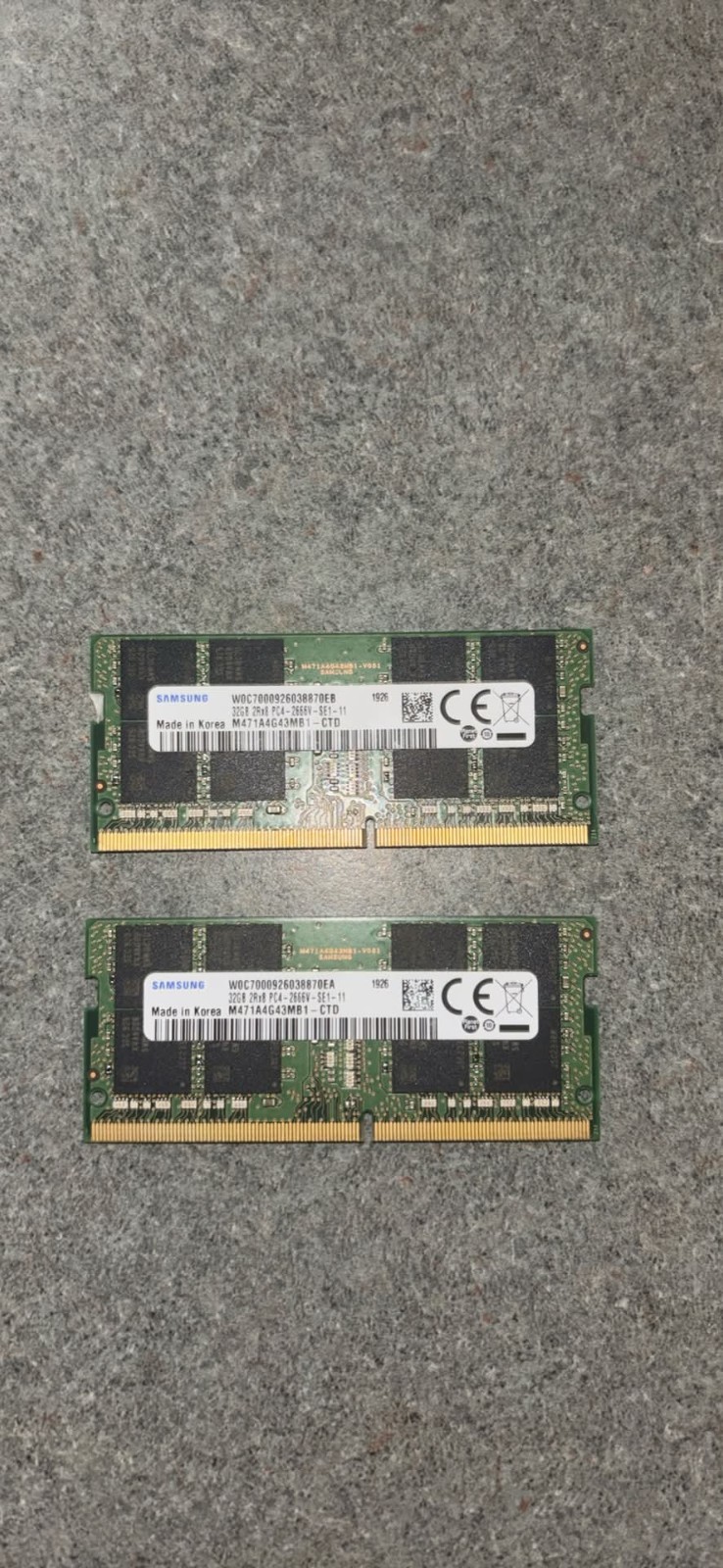 Samsung M471A4G43MB1-CTD SODIMM DDR4 Memory RAM – 32GBx2