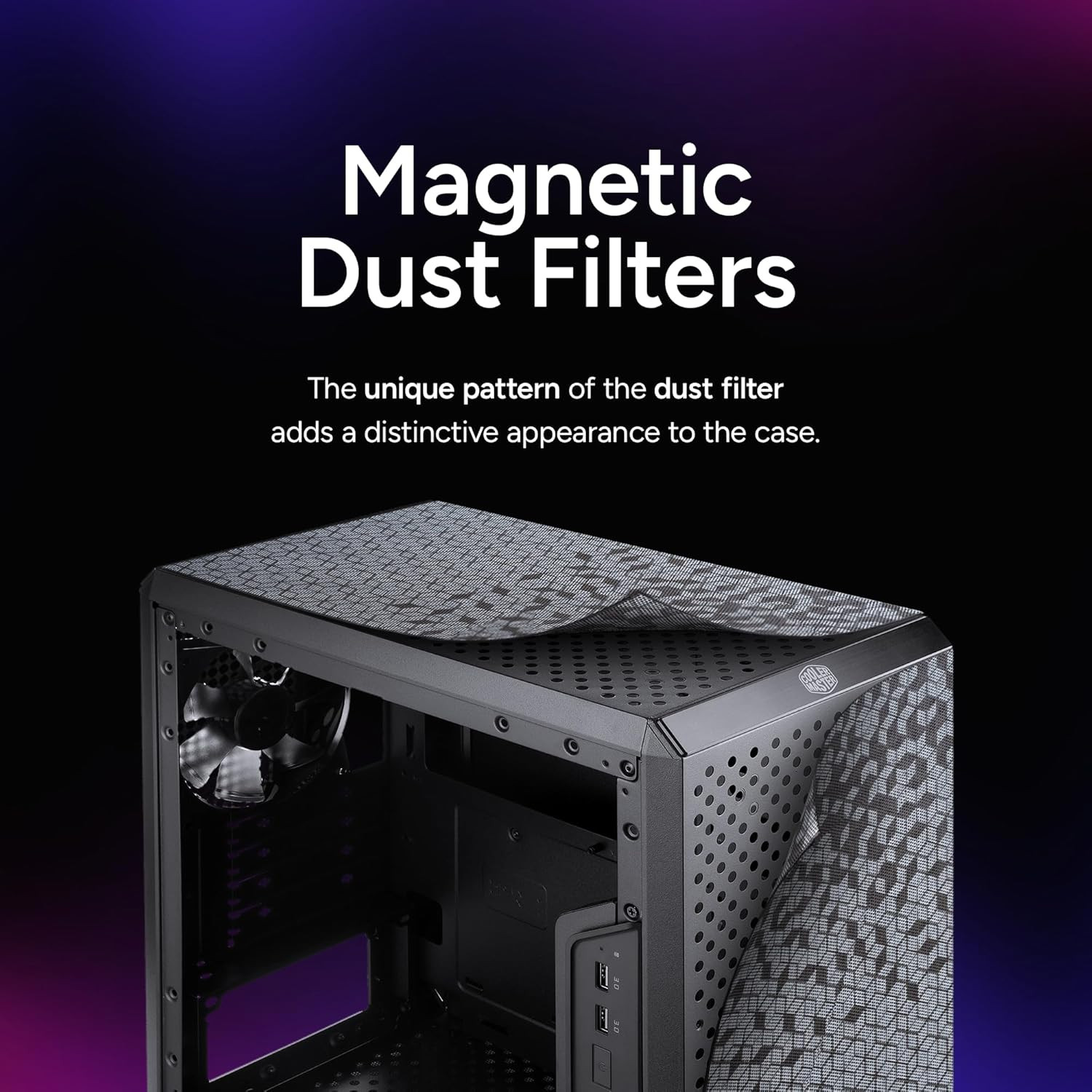 Cooler Master MasterBox Q300L Micro ATX PC Case Compact Computer Case Black