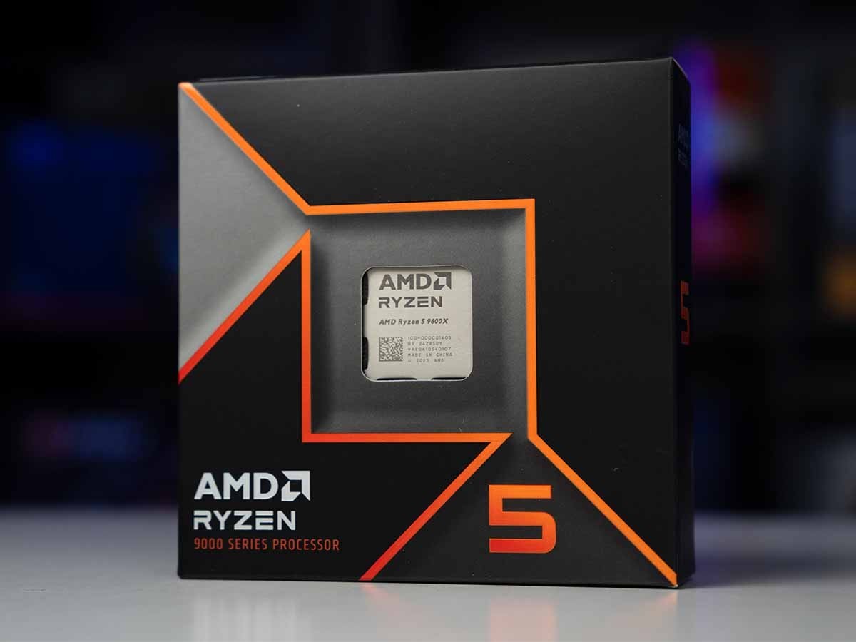 AMD Ryzen 5 9600X Processor (Zen 5) 6-Core 3.9GHz AM5 65W CPU