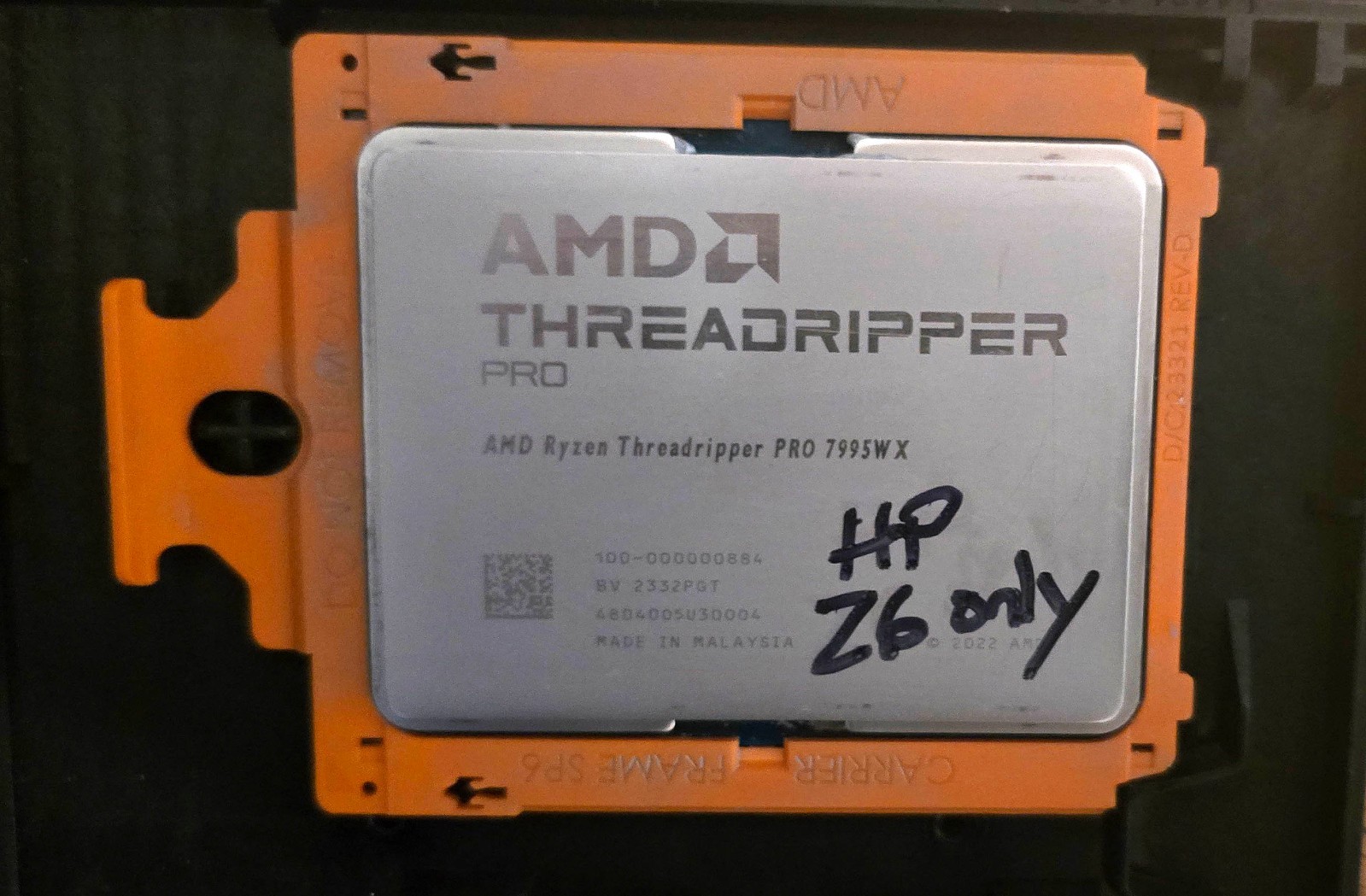 AMD Ryzen Threadripper PRO 7995WX 96-core sTR5 processor (HP Z6 only)