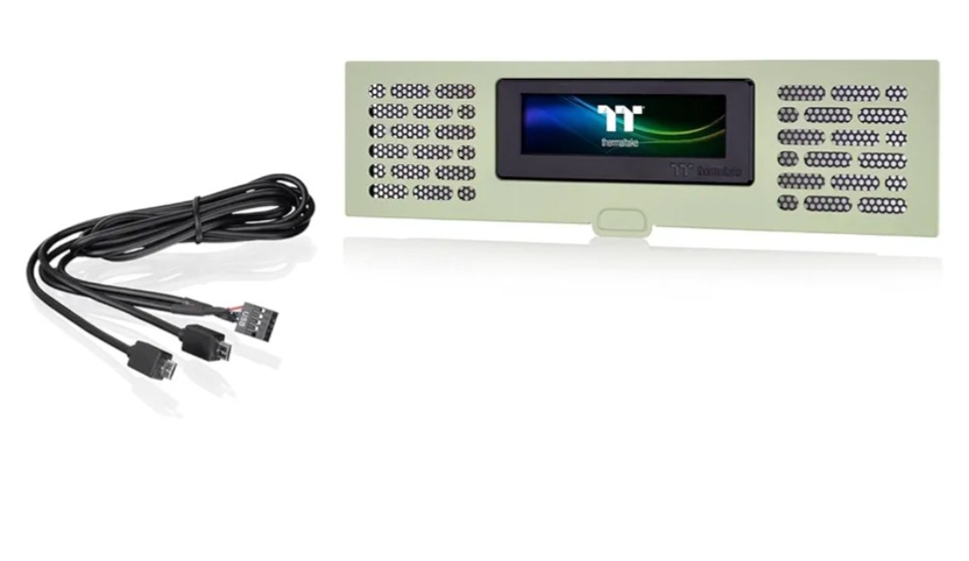 Thermaltake Tower 200 Series Matcha Green LCD Panel Kit, 3.9″ LCD Display,…